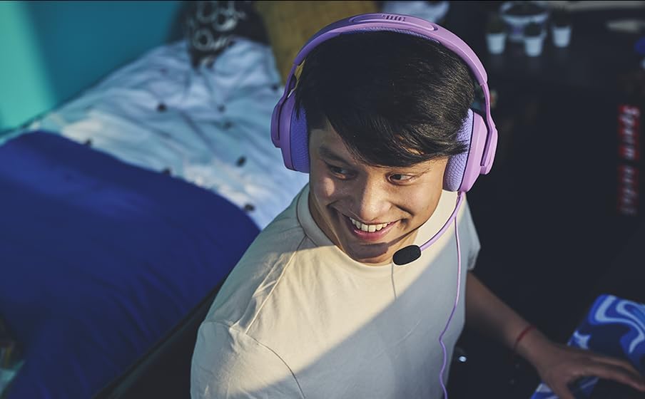 JBL Quantum 100M2 Wired Gaming Headset, Black