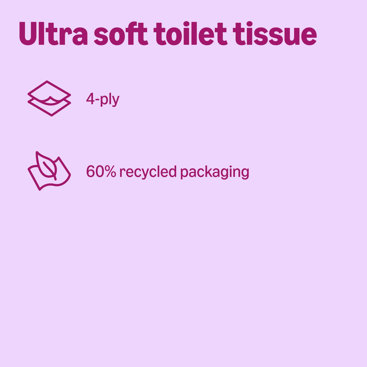 by Amazon Ultra Soft Toilet Tissue, 4-ply, 12 Rolls (1 Pack of 12), 160 Sheets per Roll