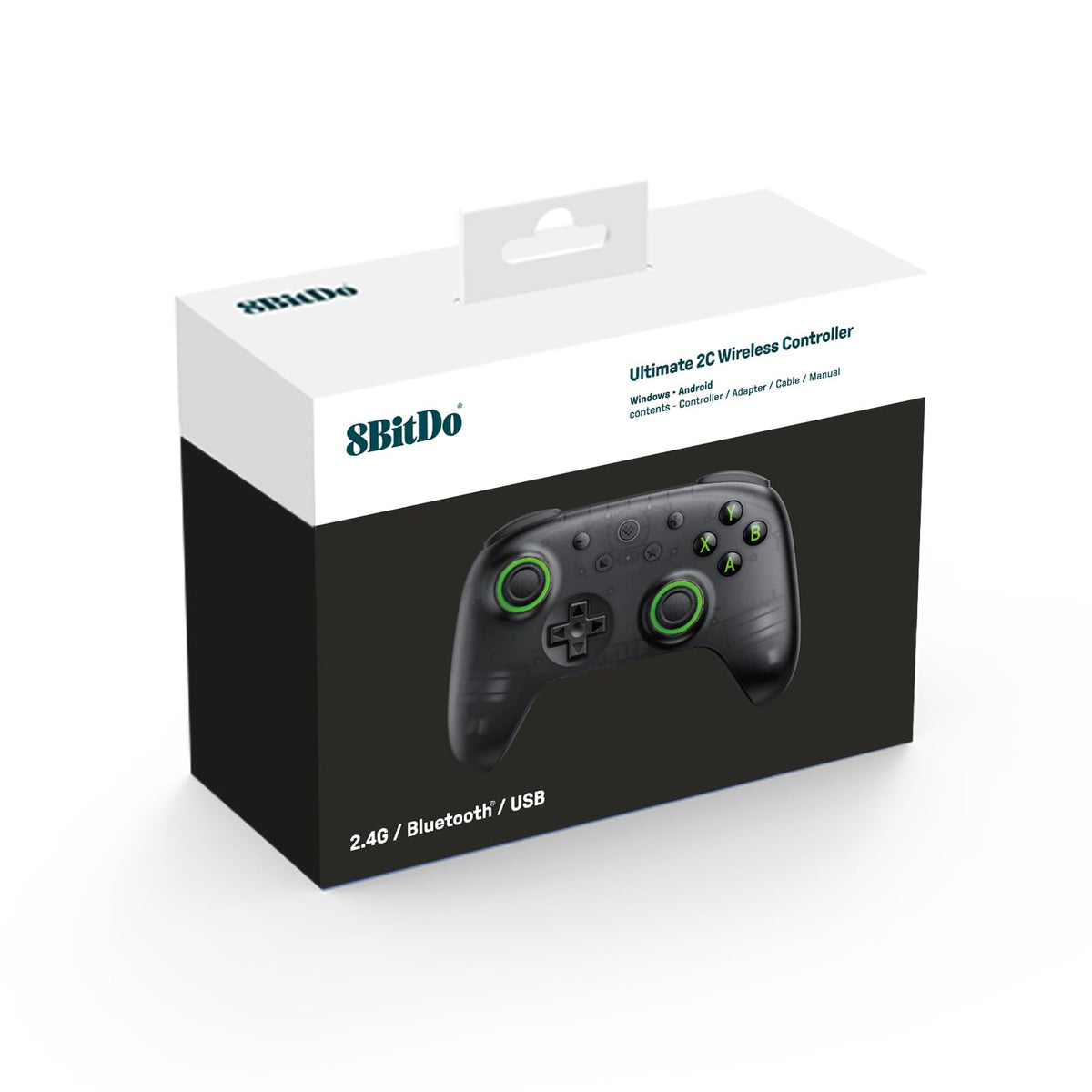 8Bitdo Ultimate 2C Wireless Controller for Windows PC and Android, with 1000Hz Polling Rate, Hall Effect Joysticks and Hall Triggers, and Remappable L4/R4 Bumpers (Peach)