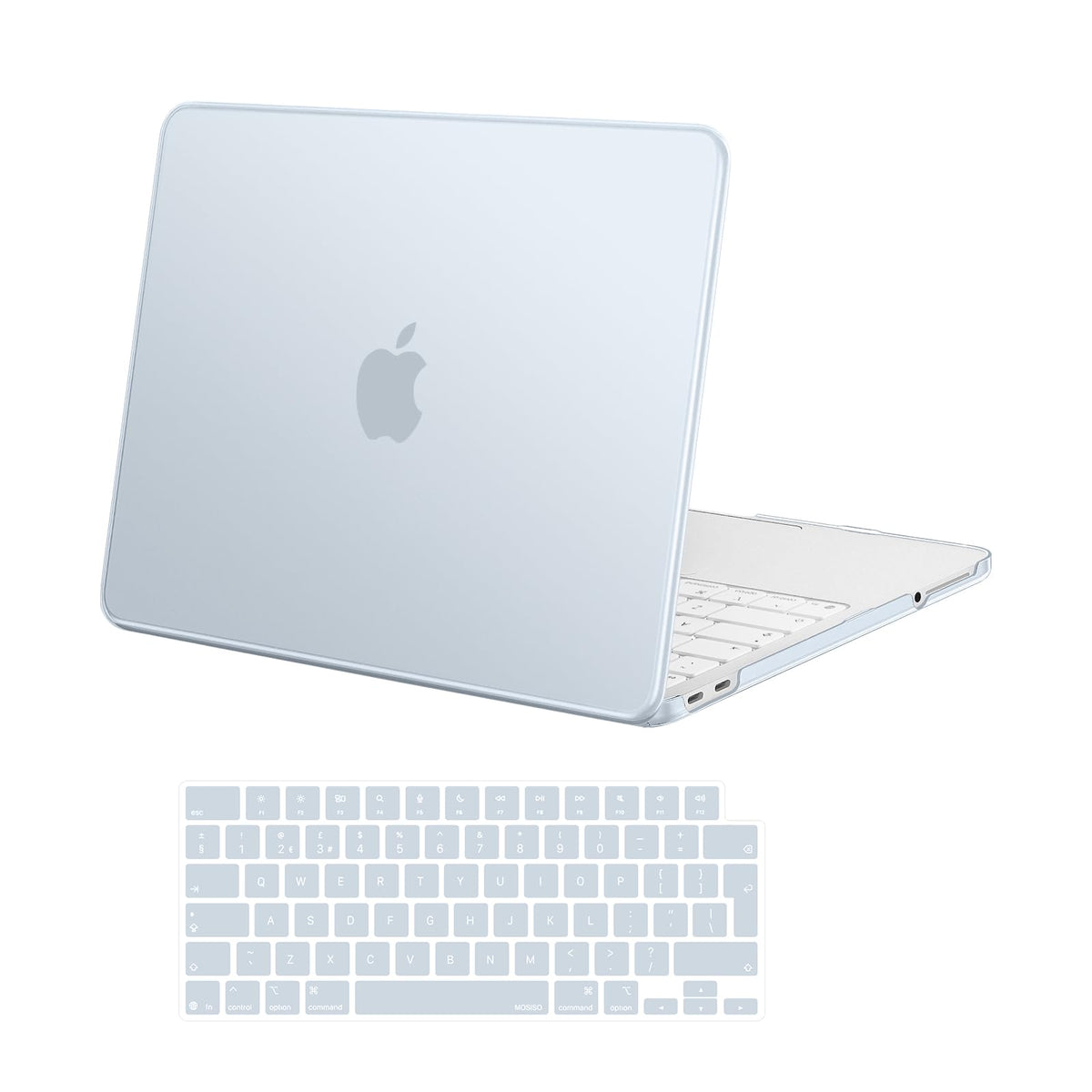 MOSISO Compatible with MacBook Air 13 inch Case M5-M2, Crystal Clear
