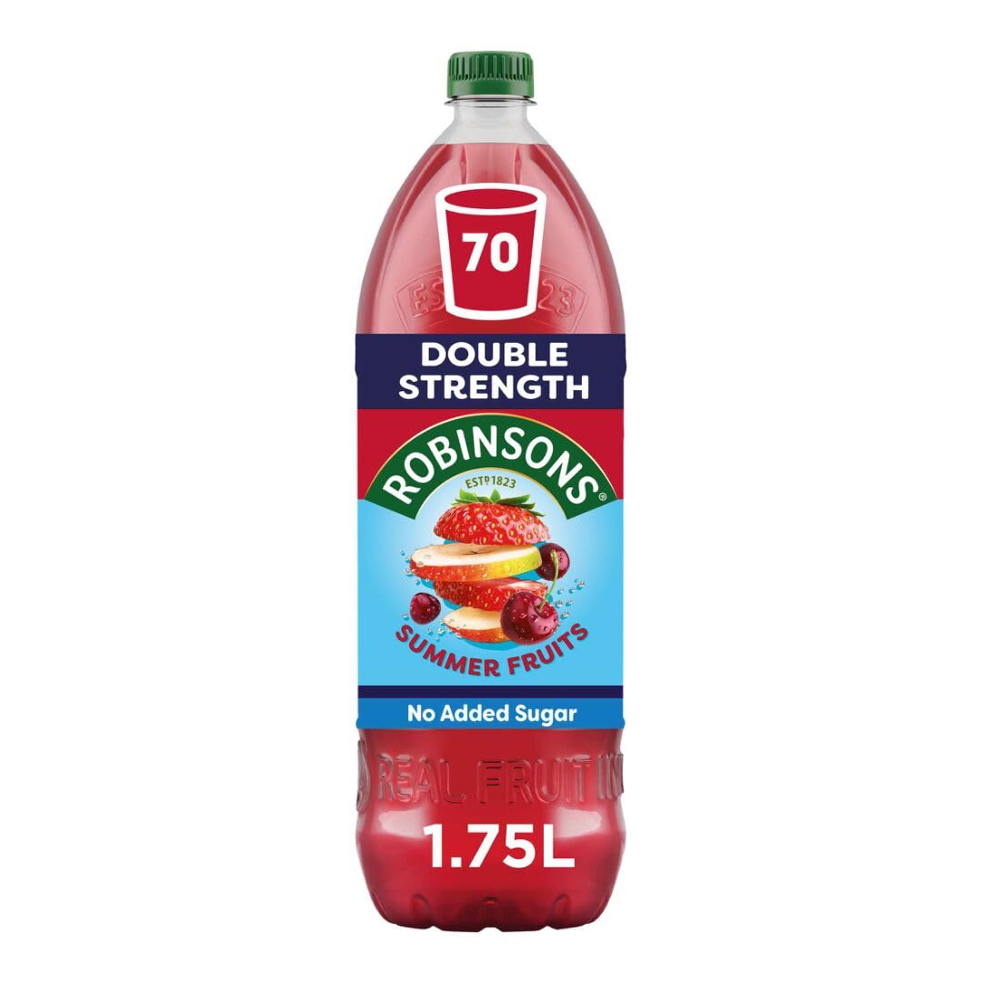 Robinsons Fruit Squash - Low Calorie - Double Strength - Orange 1.75 Litre
