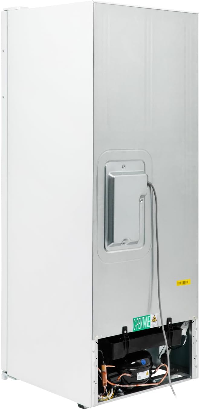 Willow WTF166W 166L Total No Frost Freestanding Tall Freezer 4* Rating Automatic Defrost Reversible Door Quiet White