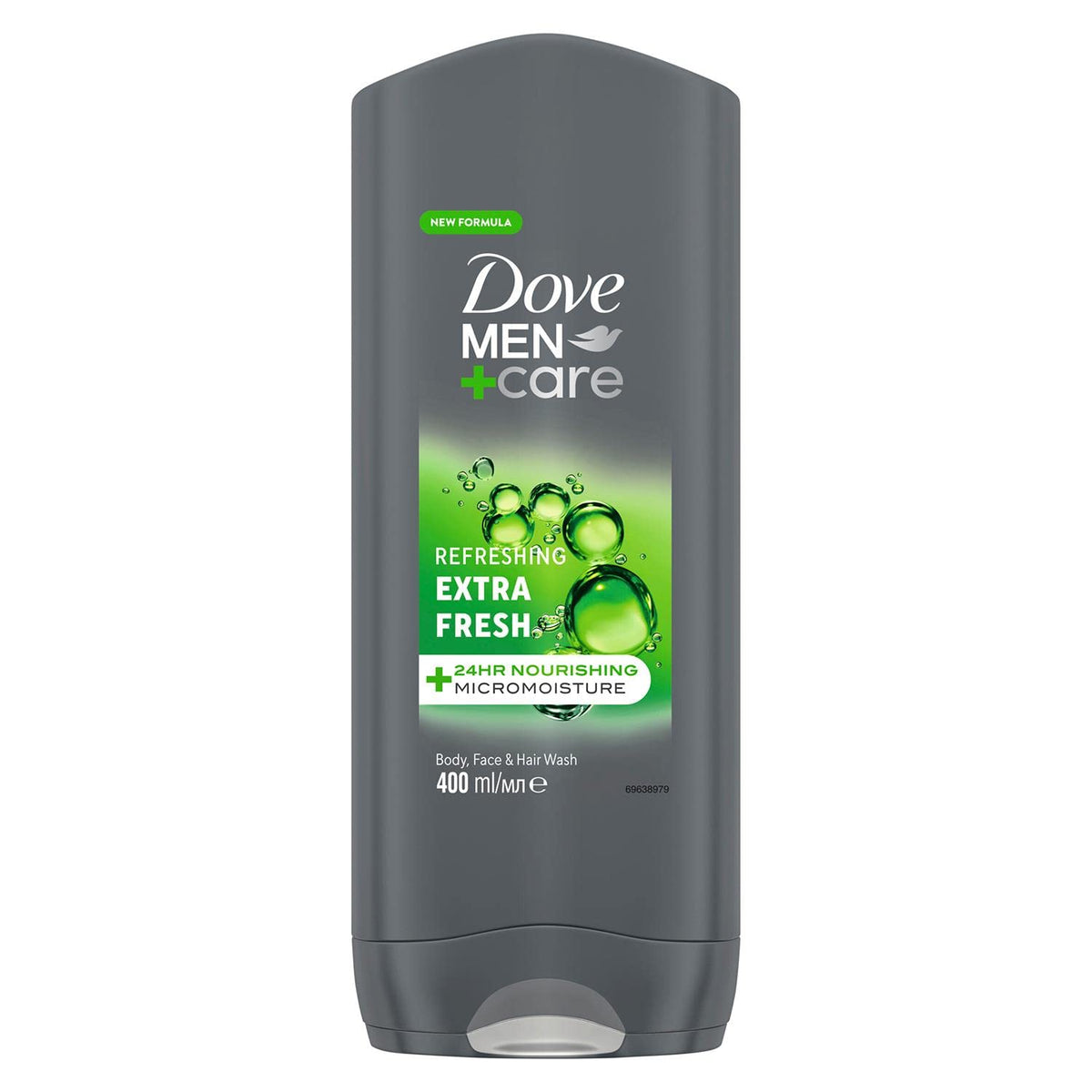 Dove Men+Care Hydrating Clean Comfort Men's 3-in-1 Hair, Face and Body Wash Body Cleanser Shower Gel with 24 hour nourishing MicroMoisture technology for relaxed and re-energised skin 250 ml