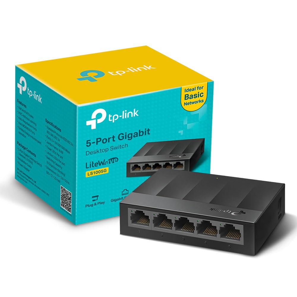 TP-Link Festa FS328G - 24-Port Gigabit Switch with 4 SFP Slots, Cloud Management, Enterprise Network Optimization, Security and Stable Performance
