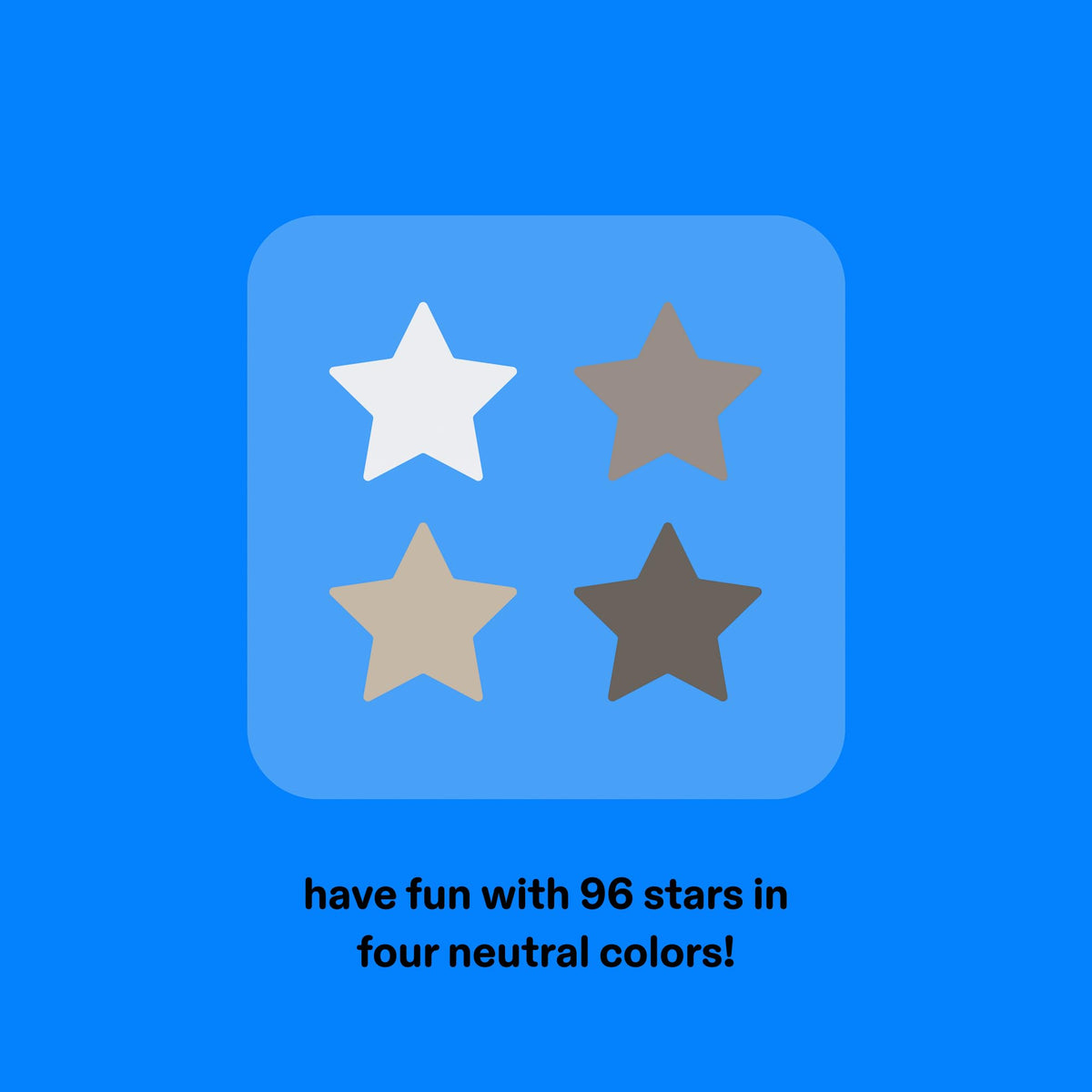 Starface Hydro-Star® Black Hydrocolloid Star-Shaped Pimple Patch, 96 ct