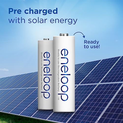 eneloop Rechargeable AAA Batteries (8 Pack) 800 mAh NiMH