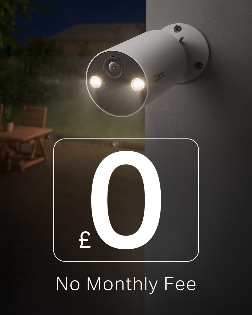 Tapo TC82 2K Battery Outdoor Security Camera Wireless