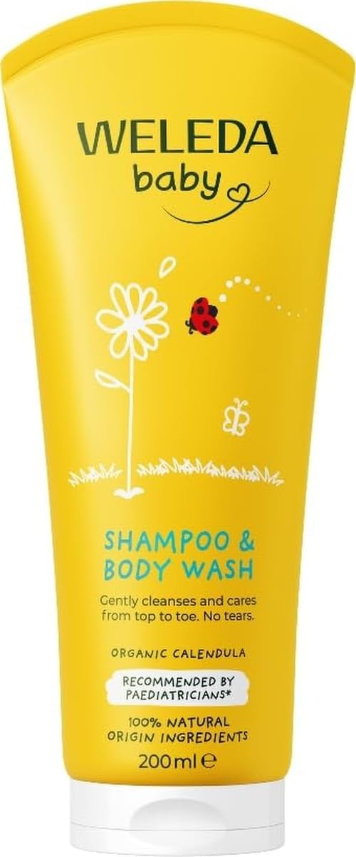 Weleda Baby Calendula Shampoo & Body Wash 2-in-1 Sensitive 200 ml