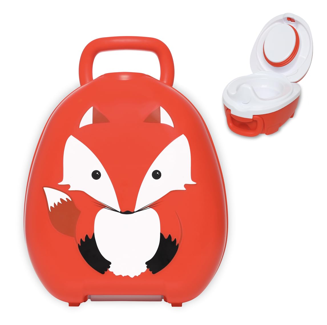 My Carry Potty - Travel Potty, Award-Winning Portable Toddler Toilet Seat for Kids to Take Everywhere (Ladybird)