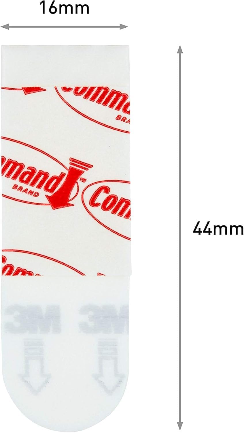 Command Poster Strips, Value Pack, 48 Adhesive Strips, White