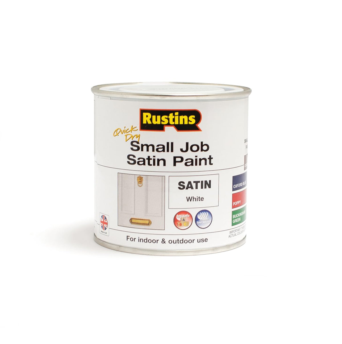 RUSTINS Small Job Satin Paint Chocolate 250ml