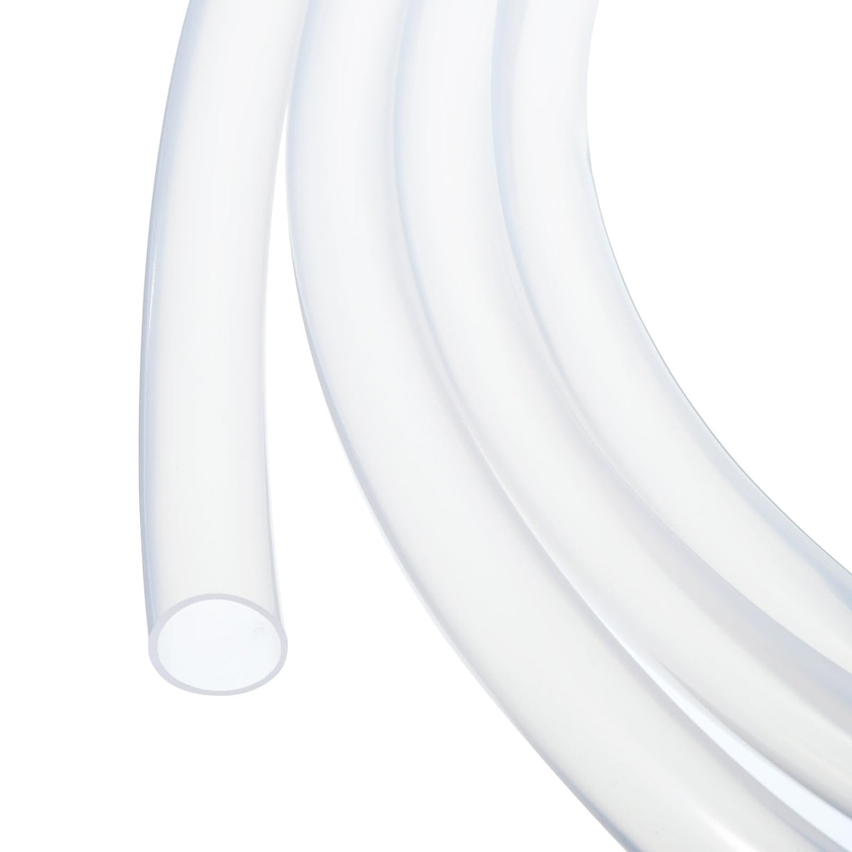 3.3ft Silicone Tubing 4mm ID 6mm OD Clear Industrial Plastic Tubing Pure Silicone Hoses for Pump Siphoning Draining Irrigation Brewing, 1/4"