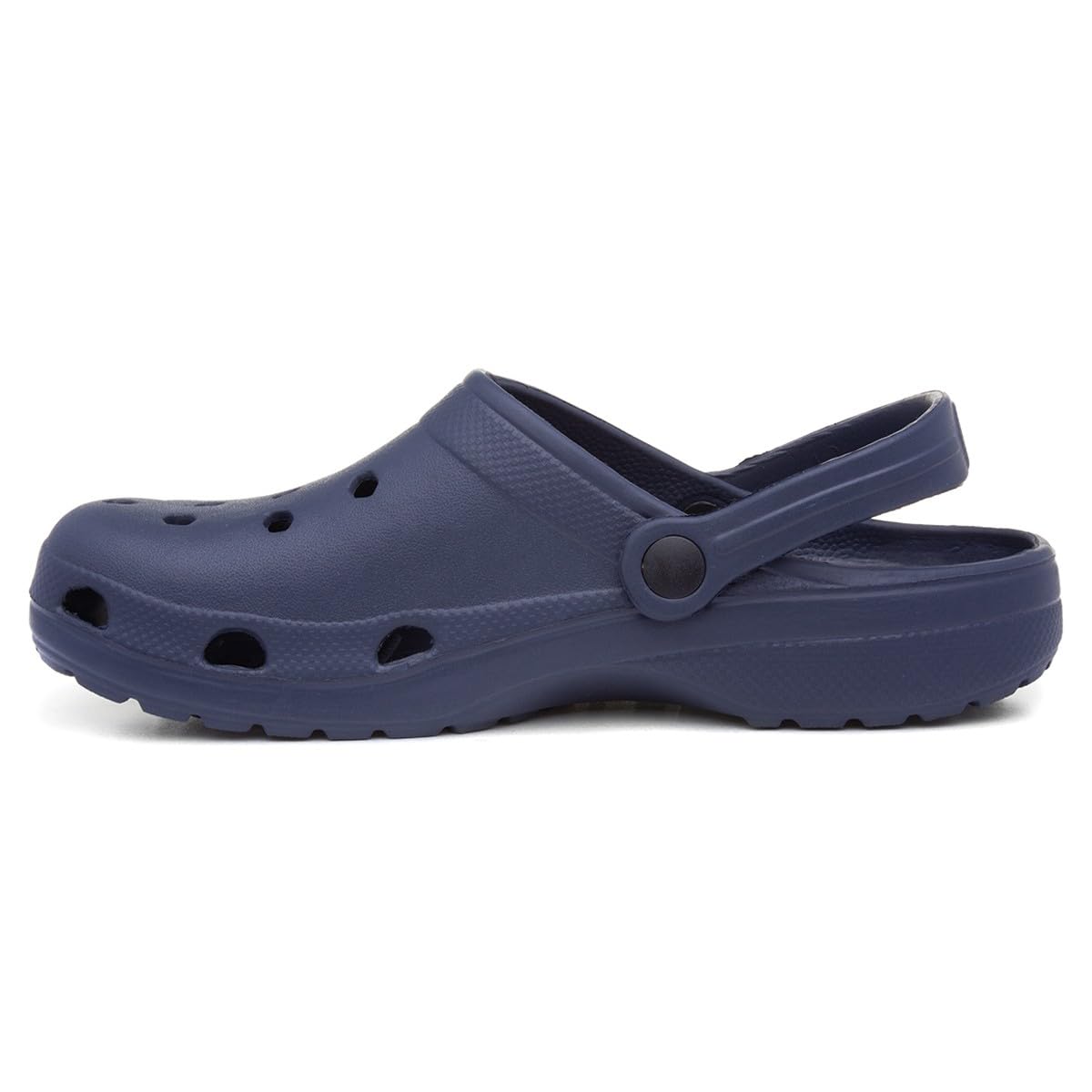 Shoe Zone - Adults Black Slip On EVA Clog Sandal