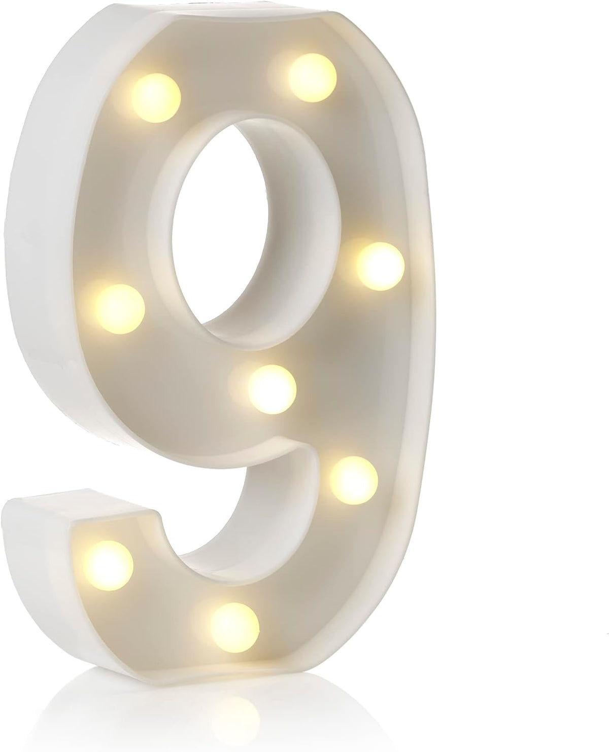 Auraglow LED Light Up Letter C Sign, Battery Powered Party Decoration