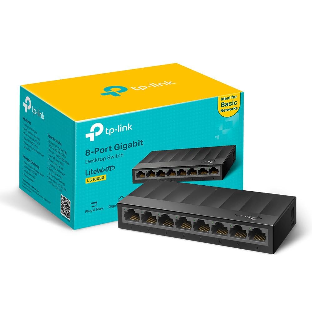 TP-Link Festa FS328G - 24-Port Gigabit Switch with 4 SFP Slots, Cloud Management, Enterprise Network Optimization, Security and Stable Performance