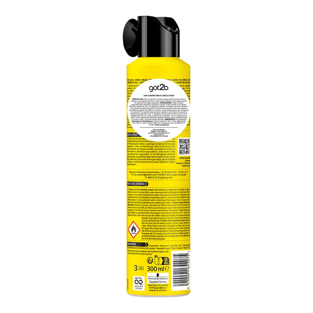 got2b Glued Blasting Freeze Hairspray, 300ml