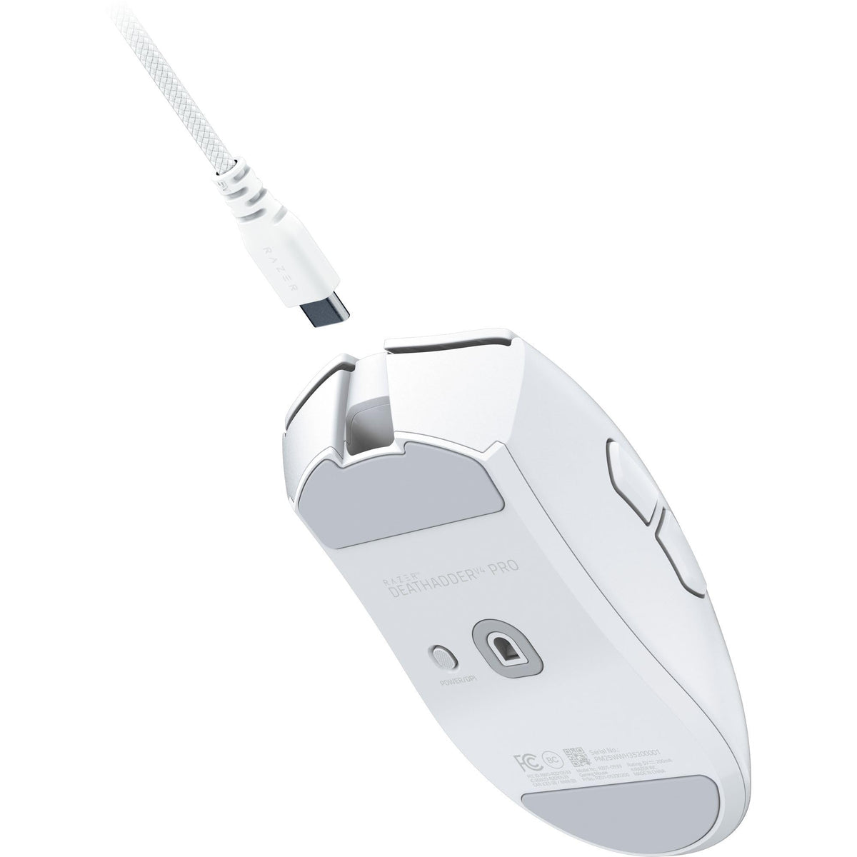 Razer DeathAdder Essential (2021) - Wired Gaming Mouse (Optical Sensor, 6400 DPI, 5 Programmable Buttons, Ergonomic Form Factor) White