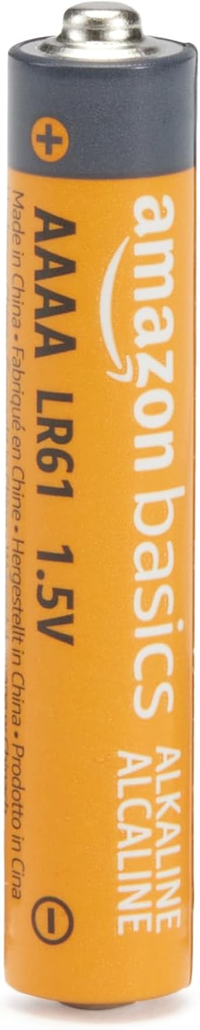 Amazon Basics 8-Pack AAAA Alkaline High-Performance Batteries, 1.5 Volt, 3-Year Shelf Life