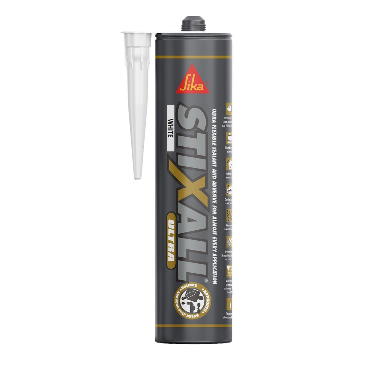 Sika Stixall Extreme Power Sealant And Adhesive, Crystal Clear, 290ml
