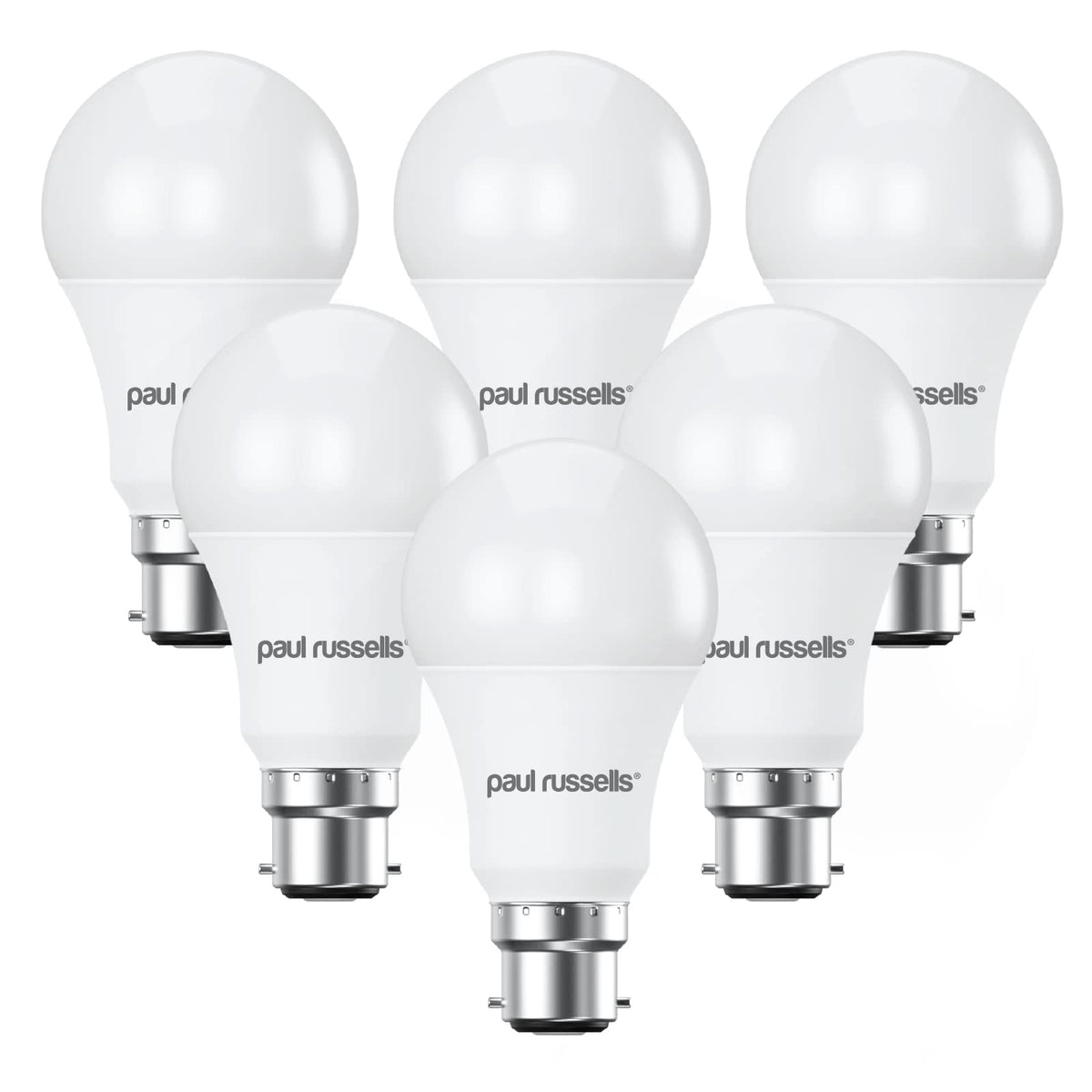 paul russells LED GLS - Dimmable Bayonet Light, 14W 1521 Lumens B22 A70 LED Bulbs, 100w Equivalent, 6500K Daylight, Dimmer Standard BC Energy Saving Ceiling Lightbulbs, 2 Pack
