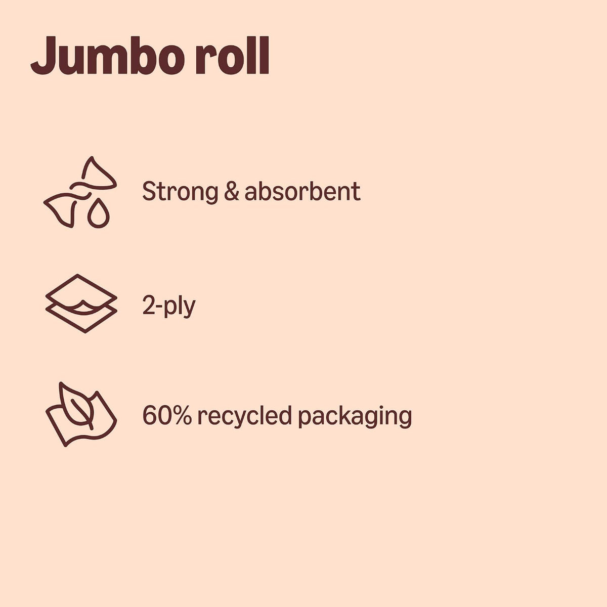 Our Essentials by Amazon Kitchen Towel Jumbo Roll 1 Pack, 2-Ply, 240 Sheets