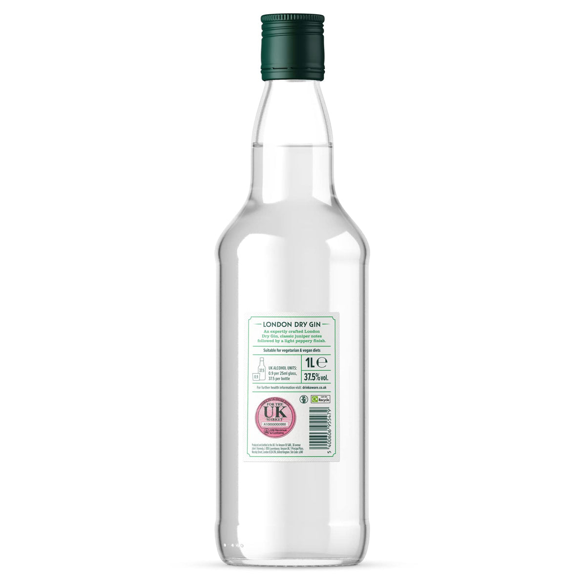 by Amazon Vodka | 37.5% ABV | 1L | Triple Distilled in the UK | Award-Winning Smooth Vodka | For Cocktails & Mixing