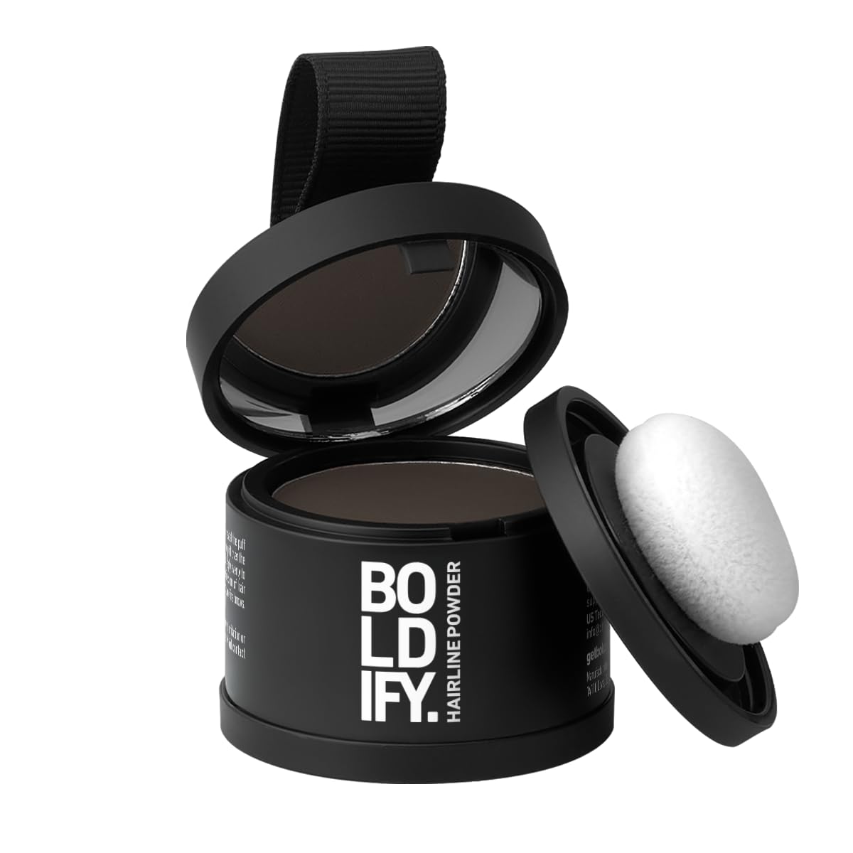 Boldify Hairline Powder, Root Touch Up Hair Color - Light Brown 10g