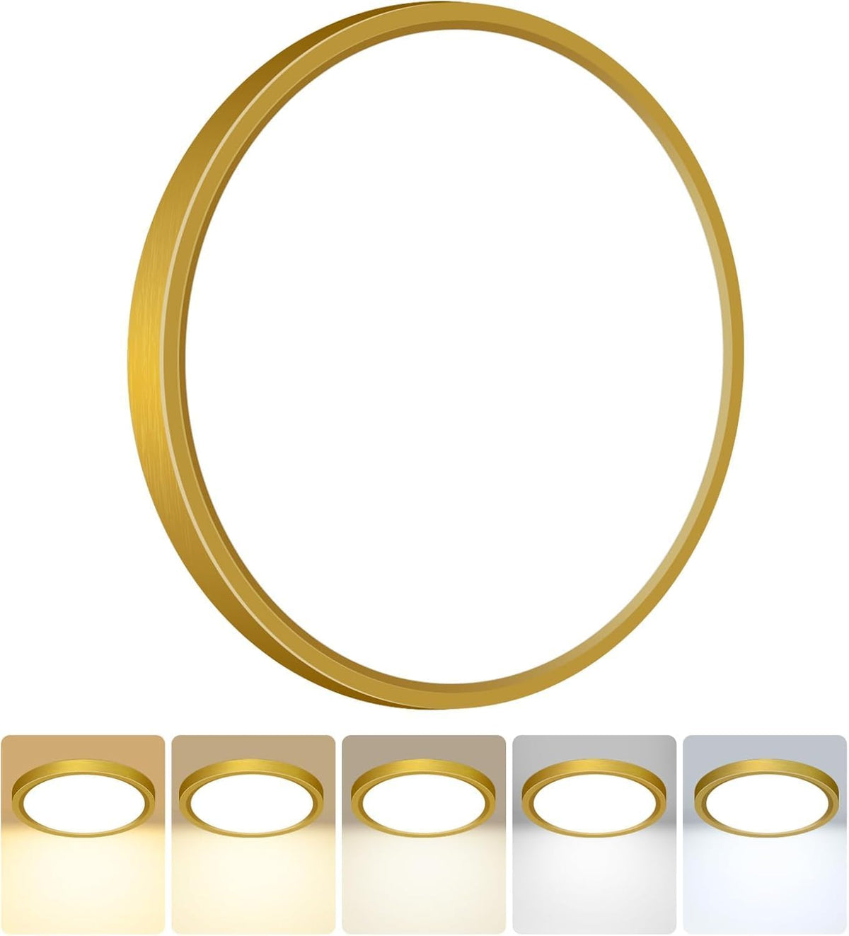 Peasur Bathroom Light, 3000K/3500K/4000K/5000K/6500K 5 Color Temperature