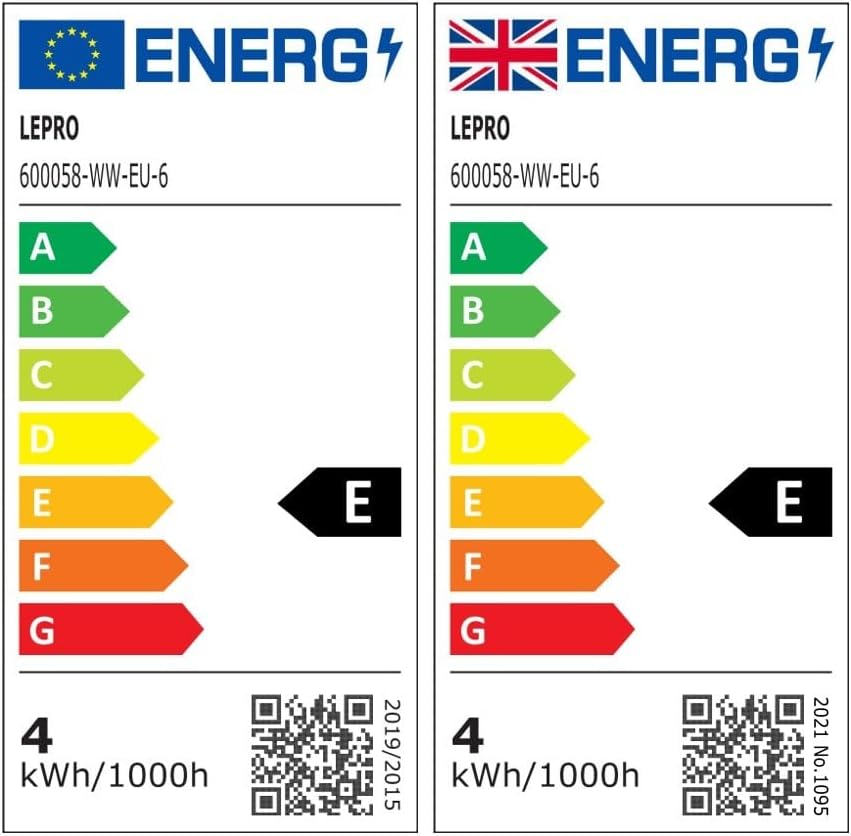 Lepro P45 E14 LED Light Bulb, Warm White 2700K, 4.2W=40W, 470LM, Pack of 6
