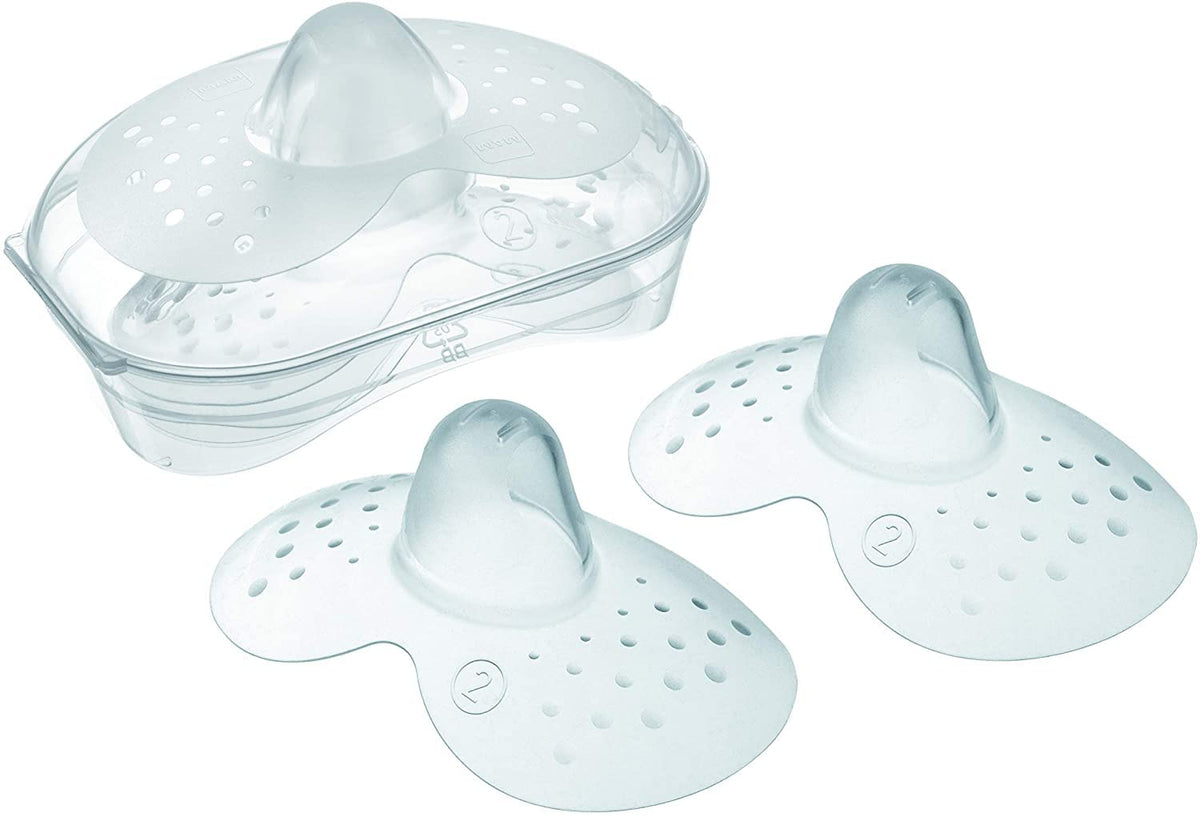 MAM Nipple Shield, 2 Pack, Medium, Sterilisable Case