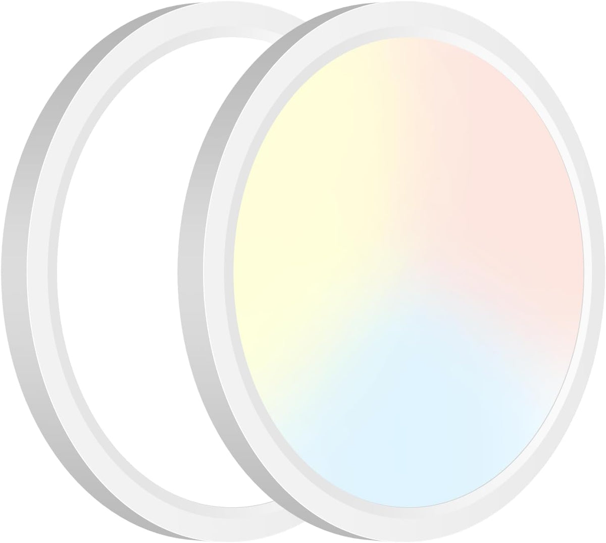 slochi Bathroom Light, 3000K/4000K/6500K 3 Color Temperature, Waterproof, Round, Modern, Flush Ceiling Light for Bathroom, Kitchen, Bedroom, Hallway and MoreØ18CM(Gold)
