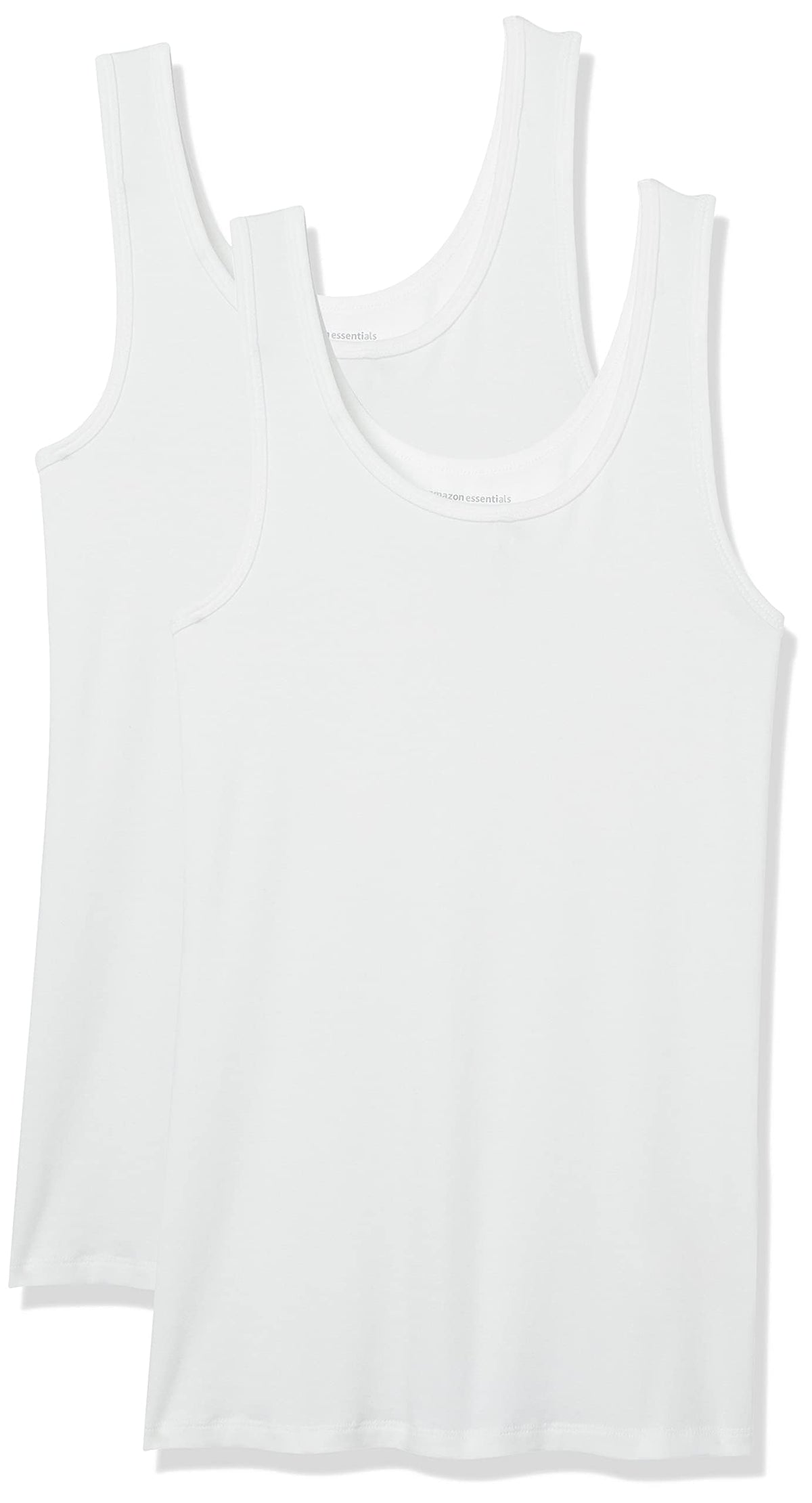 Amazon Essentials Women's Slim-Fit Vest, Pack of 2