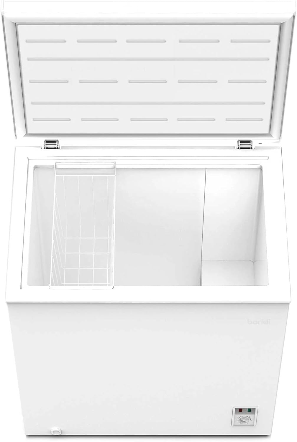 Baridi 299L Freestanding Chest Freezer with Adjustable Thermostat, Black - DH261