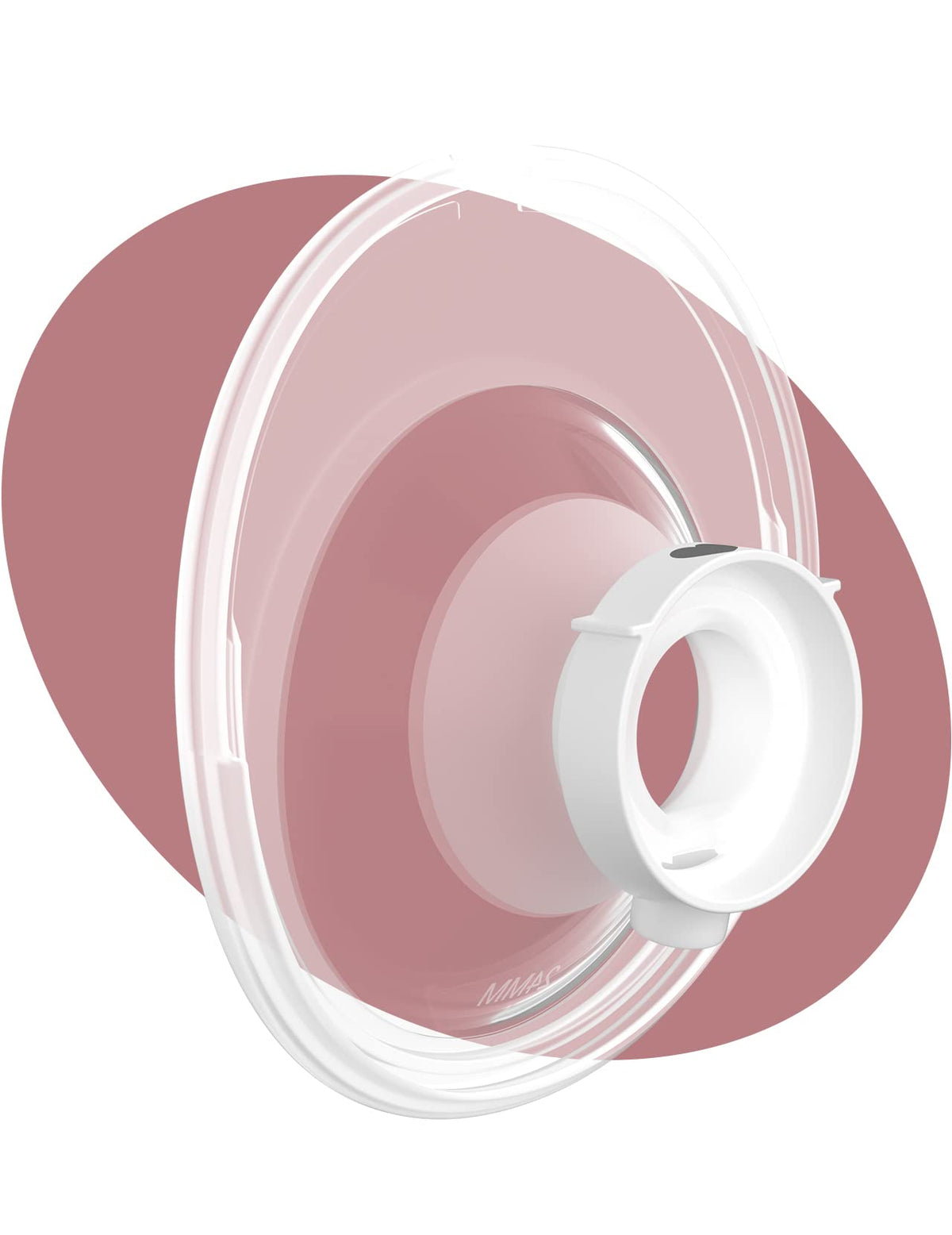 Momcozy Full Set Collector Cup Only Compatible with Momcozy M5 NOT for Others. Original M5 Breast Pump Replacement Accessories (160ml, with Double-Sealed Flange 24mm)