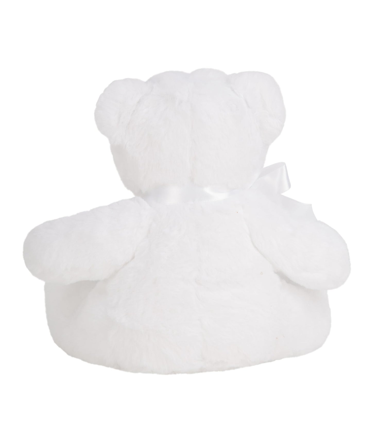 Personalised Memory Teddy Bear with Heart-Shaped Photo – “A Cuddle From Heaven” Keepsake Gift – 28 Bear Styles – Add Your Text & Choose Colour – Custom Memorial Bear (White Angel Teddy)
