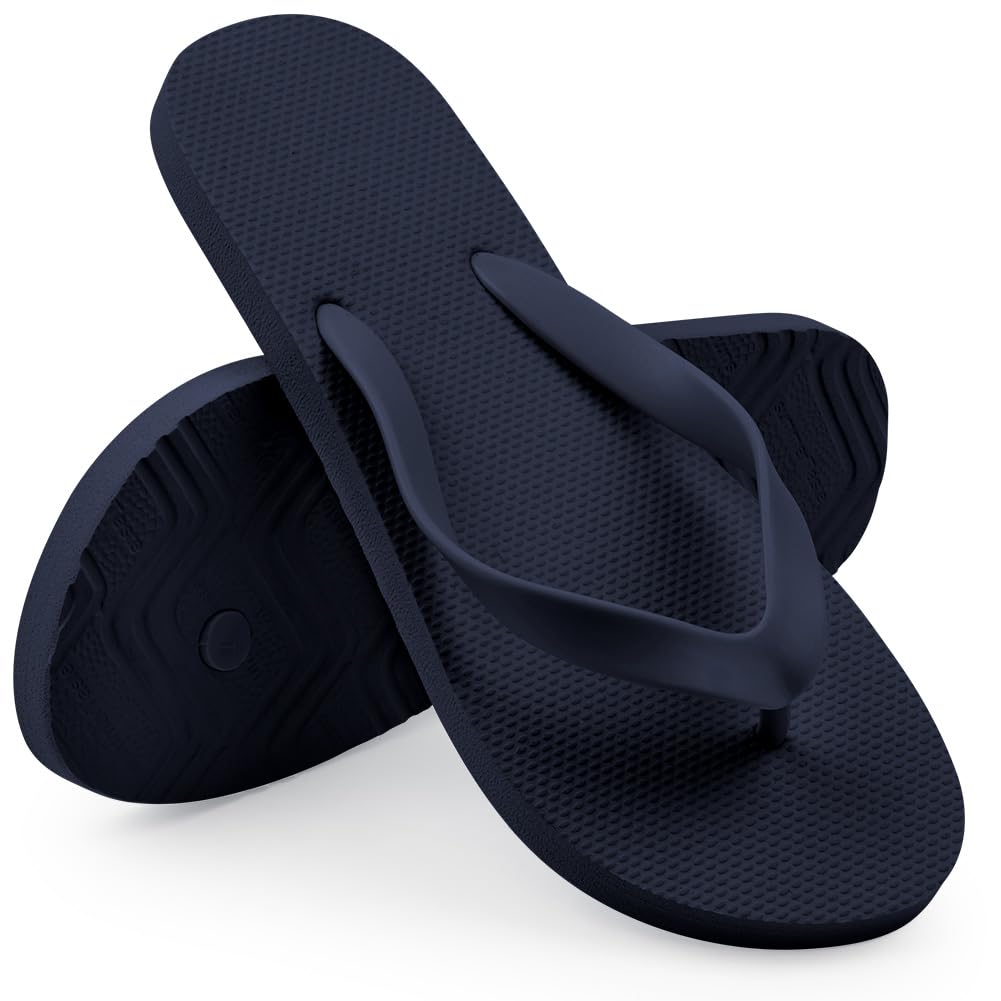 Aomig Unisex Flip Flops Ladies Girls Mens Flatform Beach Flip-Flop Slim Rubber Flip Flops Women's Yoga Mat Comfortable Beach Platform Sandals Slip-Resistant Flat Flip Flops