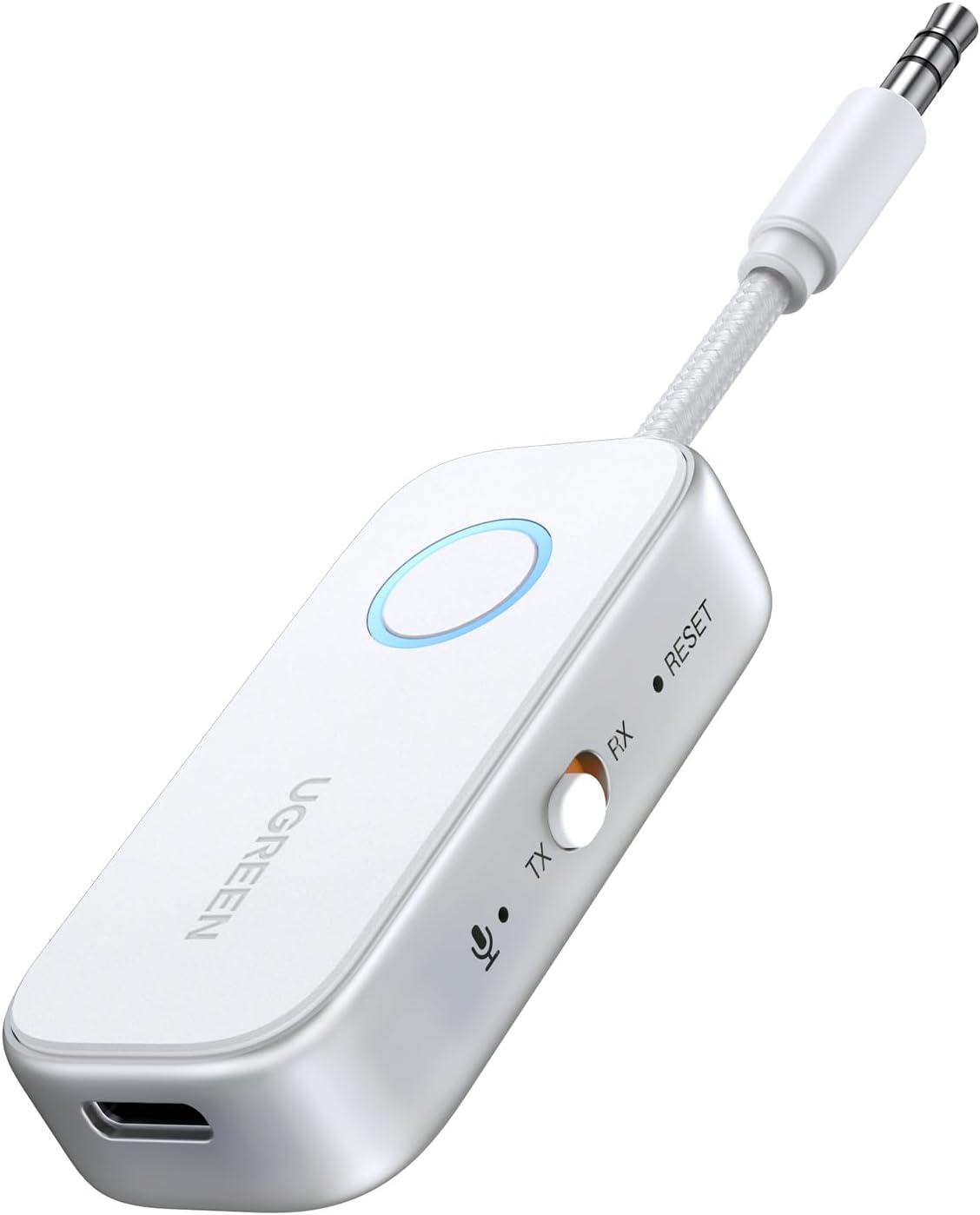 UGREEN Bluetooth 6.0 Transmitter Receiver, 2-in-1 Aux Wireless Adapter, 18H