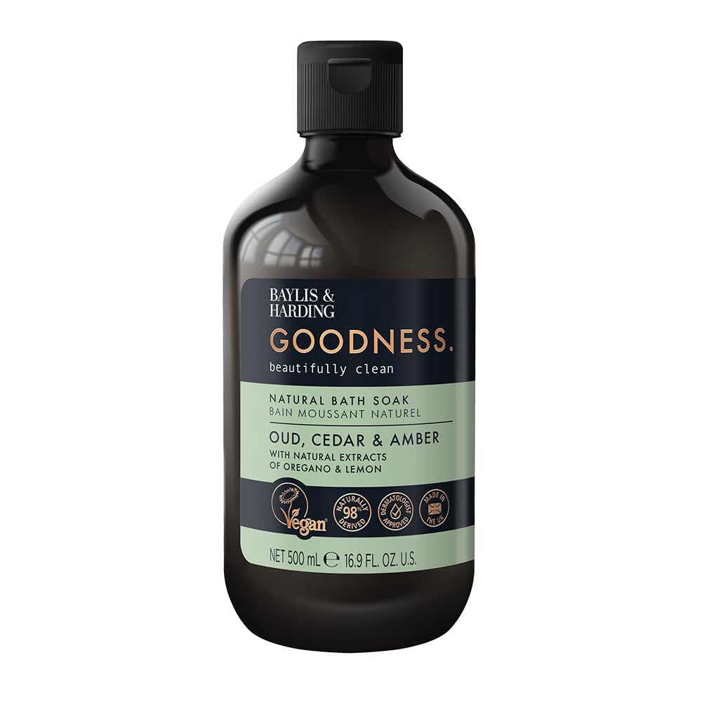 Baylis & Harding Goodness Natural Body Wash 500ml 3 pack