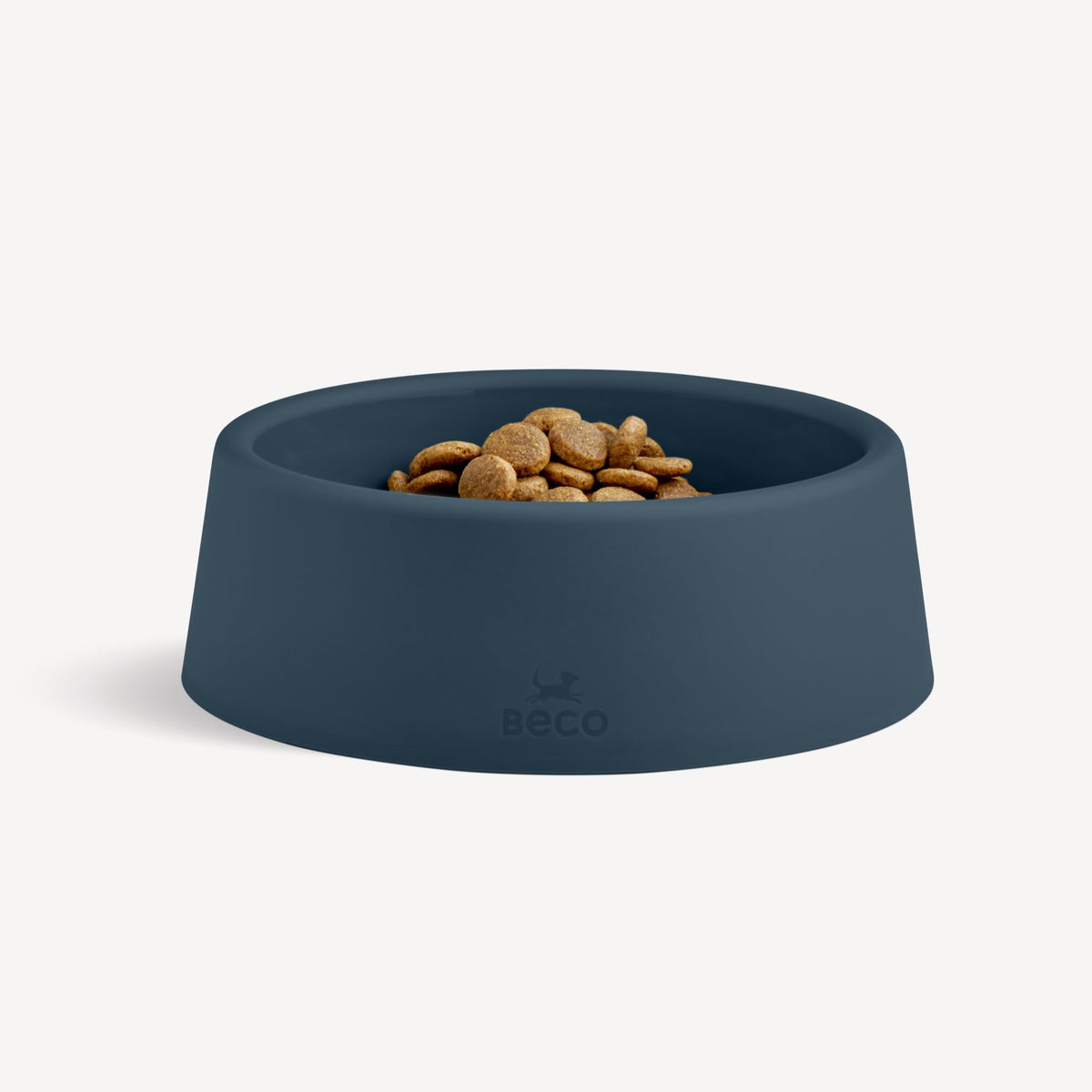 Beco Dog Bowl, Food & Water Steady Bowl, Recycled Plastic, Olive Green, L