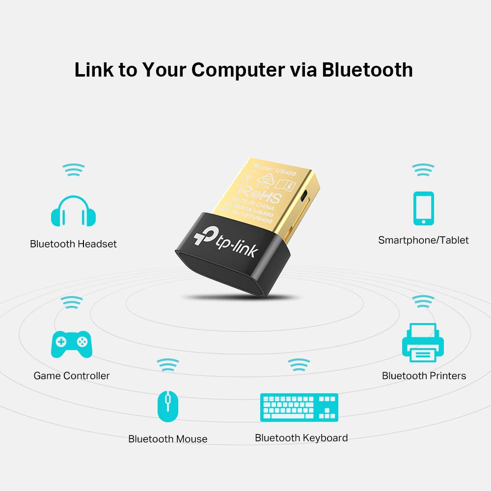 TP-Link UB600 Bluetooth 6.0 USB Adapter for PC, Nano Bluetooth Dongle