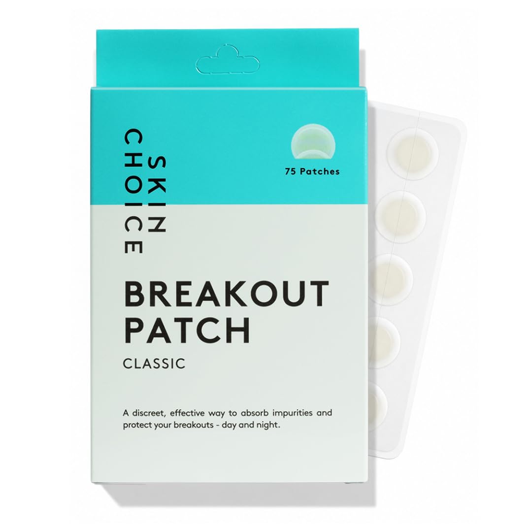 SKIN CHOICE Spot Patches, Invisible Hydrocolloid Pimple Patches, 30 PCs