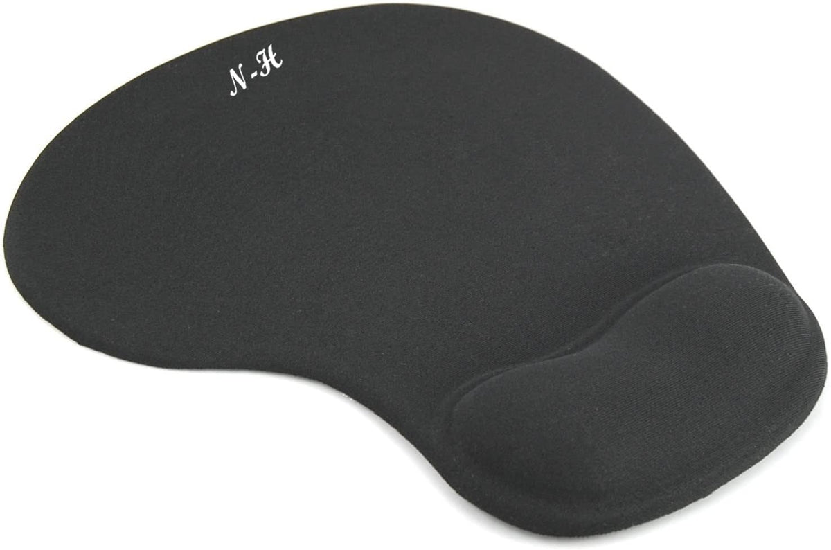 Mouse Mat ANTI-SLIP COMFORT MOUSE PAD MAT WITH GEL FOAM REST WRIST SUPPORT FOR PC LAPTOP (Blue, Regular)