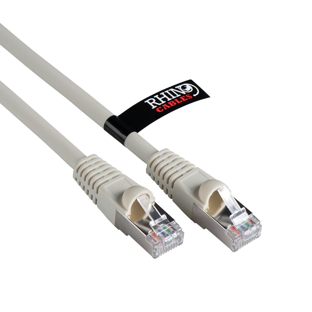 rhinocables CAT 6a Ethernet Cable | 10Gbps S/FT High-Speed & Large Bandwidth Data Transfer | Reliable LAN Network RJ45 Cable | Wi-Fi Broadband Cable for Seamless Gaming & Streaming (0.25m, Pink)