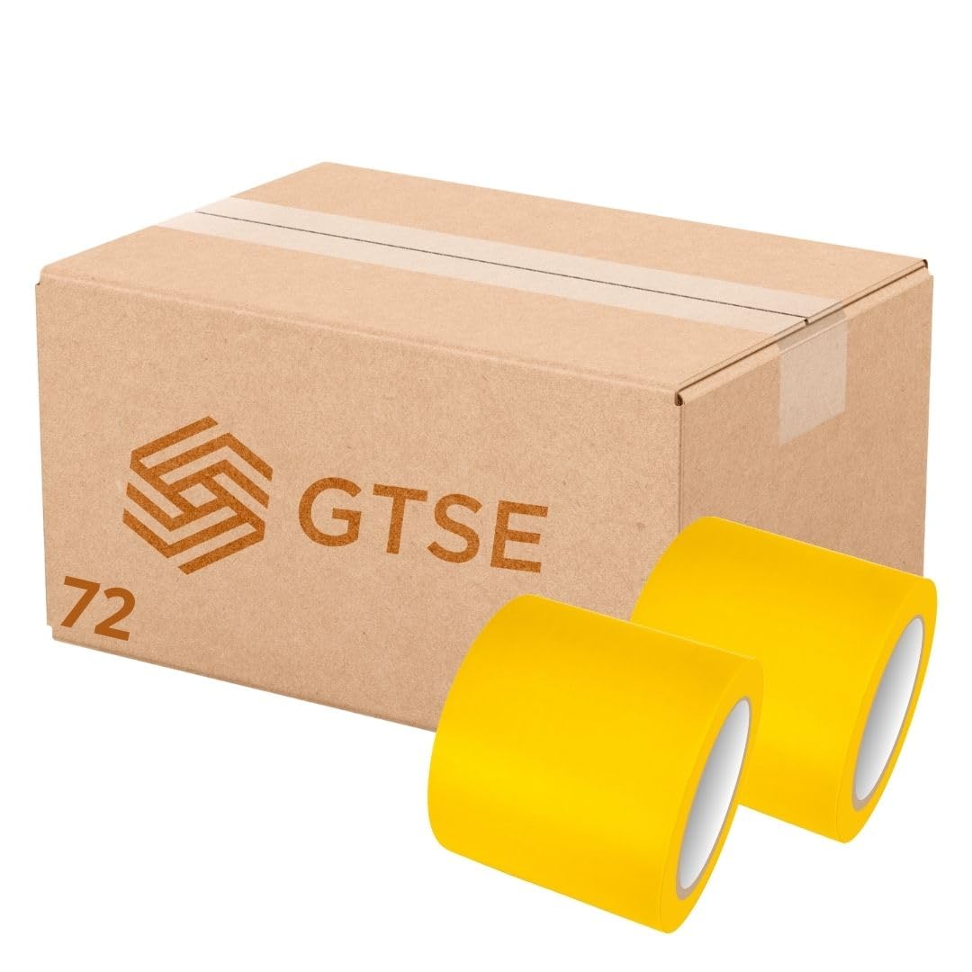 GTSE 50mm x 5m Black Anti Slip Tape, High Traction, Strong Grip Abrasive, Non Skid Tape for Indoor/Outdoor Use, Tread Warning Tape