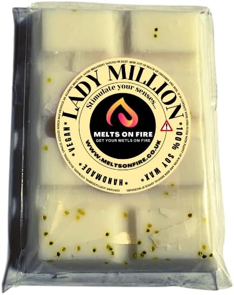 Wax Melts Scented Handmade Snap Bars, 4 Pack Alien, Angel, Black Opium, Lady Millionairess Scented Soy Wax Melts Vegan Aromatherapy (Perfume1)