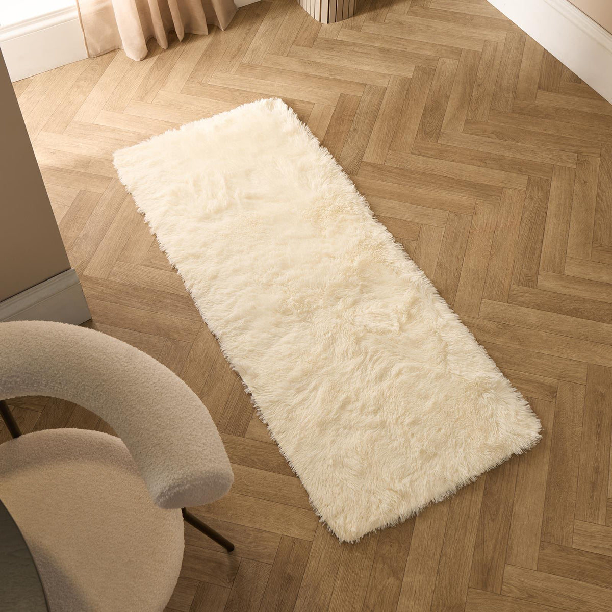 OHS Fluffy Rug Anti-Slip/Skid Shaggy Large Bedroom Non-Shed Floor Carpet Mat
