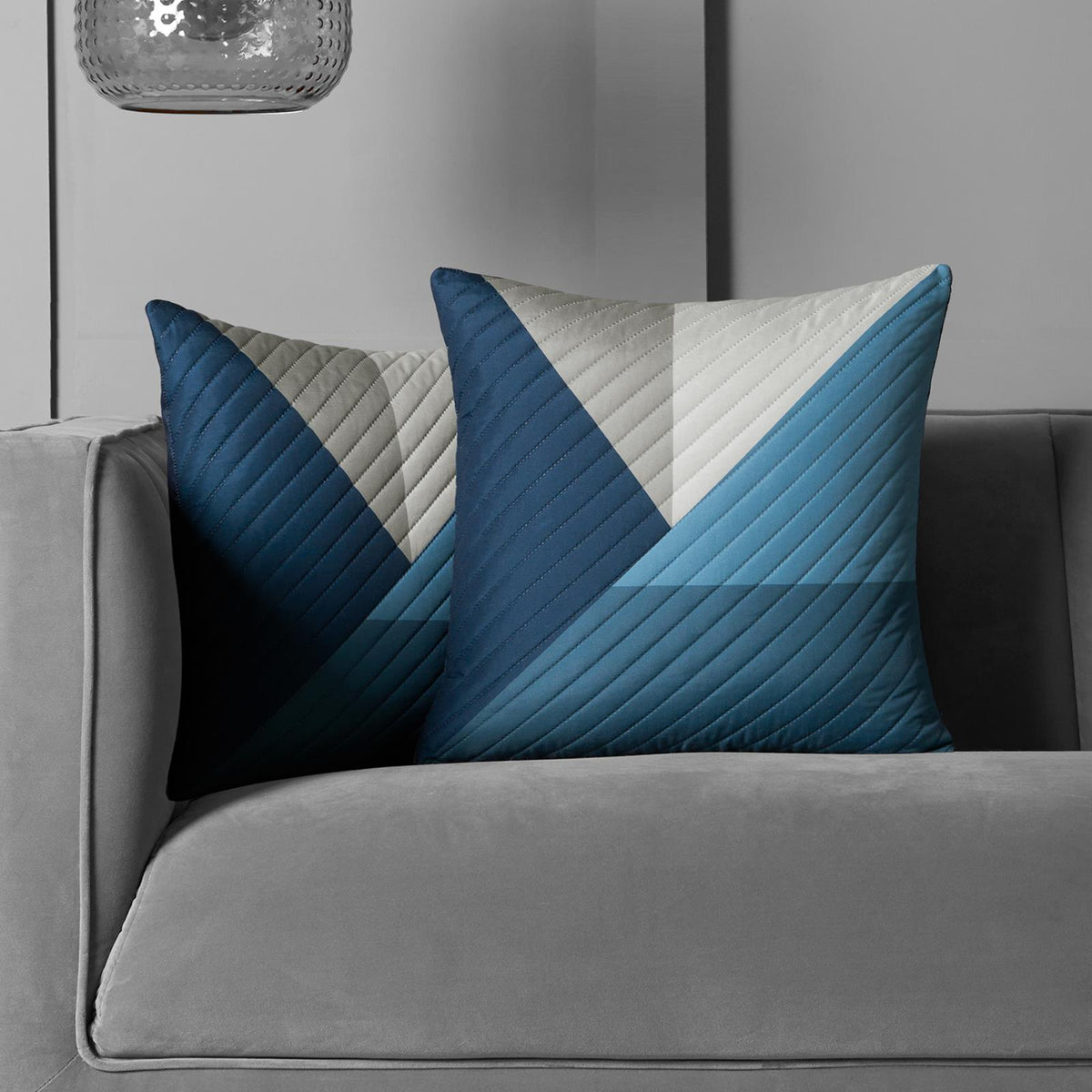 Geometric Cushion Covers Pinsonic Pack of 2/4 Case Filled Pad 18" x 18" Home Set