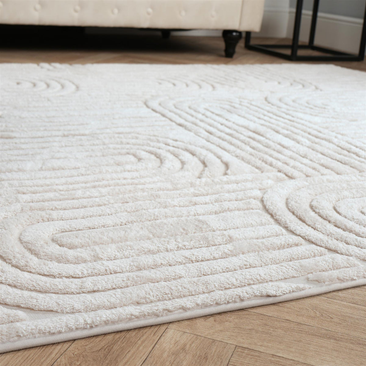 OHS Tufted Arches Rug Living Room Modern Carpet Soft Non Slip Floor Area Mat