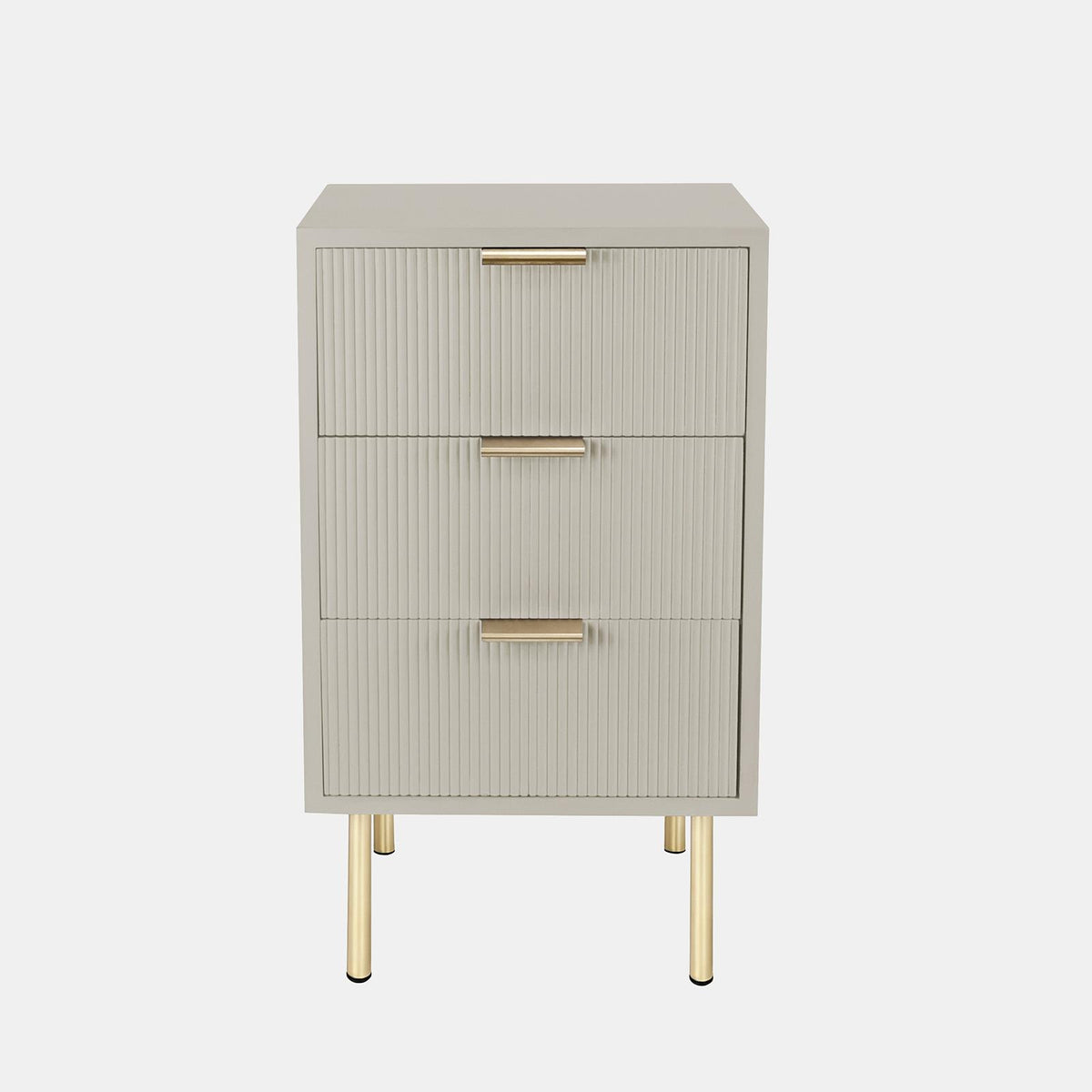 OHS Ribbed Drawer Unit Bedside Table 3/4/5/6 Draw Cabinet Nightstand Sideboard