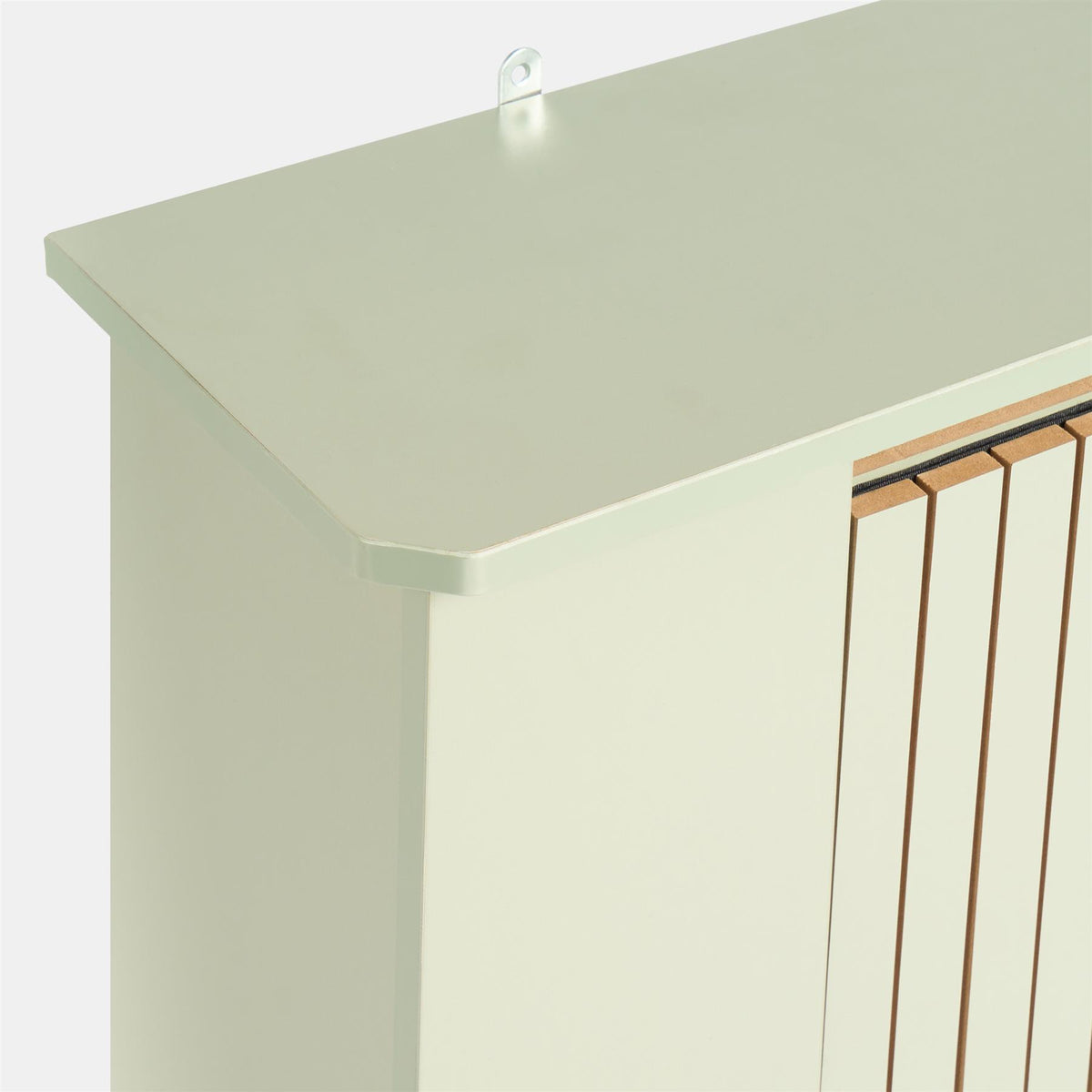 OHS Ribbed Radiator Cover Slatted Engineered Wood Side Board S M L Cabinet Shelf